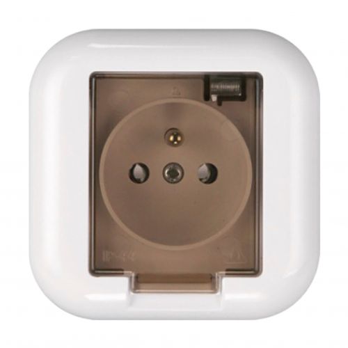 Gniazdo pojedyncze natynkowe 2p+Z 16A, 250V z klapką dymną, FAN, biały - 5907522094164_20250203124600 - m/21111434/5907522094164-20250203124600.jpg