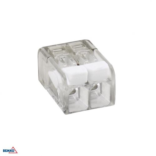 SZYBKOZŁĄCZKA INSTALACYJNA 2,5mm2 x 2 - 100 SZT. - e03-m02-1-bemko - m/21193096/e03-m02-1-bemko.jpg
