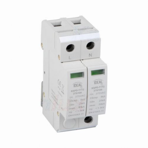 KSPD-T1T2 275/100 1PN Ogranicznik przepięć IDEAL TS KSPD-T1T2 275/100 1PN 2P KANLUX - 36314 - m/21536873/36314.jpg