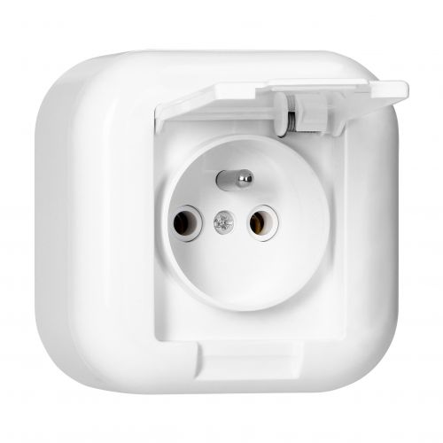 Gniazdo pojedyncze natynkowe 2p+Z 16A, 250V z klapką w kolorze wyrobu, FAN, biały - NT16FH_5907522093112_2D_0001_large - m/21782299/nt16fh-5907522093112-2d-0001-large.jpg