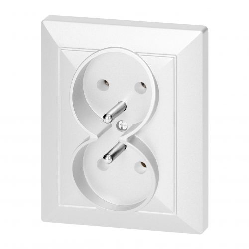 Gniazdo podwójne podtynkowe 2x2P+Z Pearl, 16A, 250V, PT-6 P, biały - OROE7706KW_5904988910953_2D_0001_large - m/21782444/oroe7706kw-5904988910953-2d-0001-large.jpg