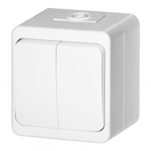 Łącznik podwójny natynkowy 10A, 250V, świecznikowy IP44, SMART, biały - WNT2S_5907522018276_2D_0001_large - m/21782549/wnt2s-5907522018276-2d-0001-large.jpg