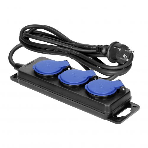 Przedłużacz warsztatowy bryzgoszczelny IP44, 3 gniazda 2P+Z IP44, przewód gumowy, H05RR-F 3x1,5mm2, - ORAE132953M_5908254847332_2D_0001_large - m/21792332/orae132953m-5908254847332-2d-0001-large.jpg