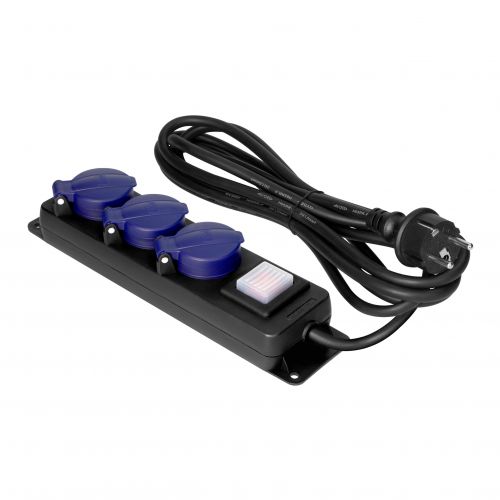 Przedłużacz warsztatowy bryzgoszczelny z wyłącznikiem IP44, 3 gniazda 2P+Z IP44, przewód gumowy, H05 - ORAE13296GS3M_5908254847356_2D_0001_large - m/21792333/orae13296gs3m-5908254847356-2d-0001-large.jpg