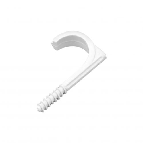 Uchwyt kablowy wbijany, hakowy, przewód okrągły Ř 7mm, biały, 20 szt. - 5908254850226_20250417084329 - m/21801350/5908254850226-20250417084329.jpg