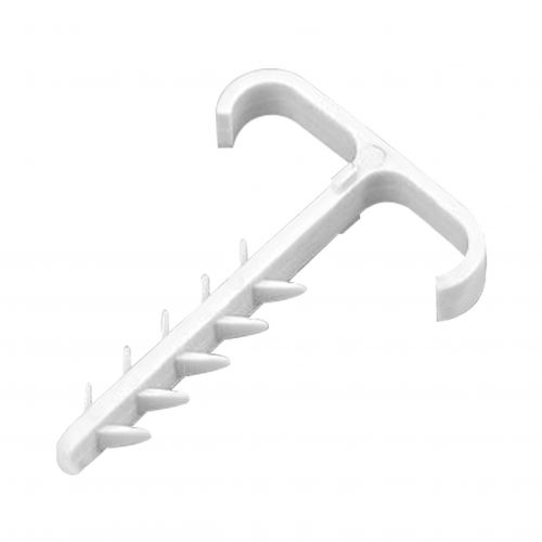 Uchwyt kablowy wbijany, podwójny, przewód płaski 13x7mm, biały, 20 szt. - 5908254850318_20250417084229 - m/21801386/5908254850318-20250417084229.jpg