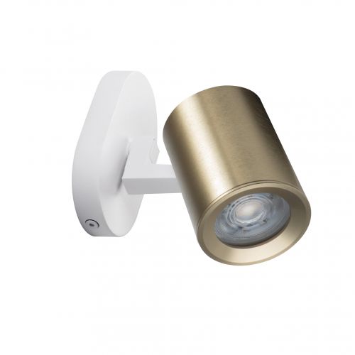 LAURIN EL-1O W-G Oprawa ścienno sufitowa LAURIN EL-1O W-G kolor biały / złoty 1XGU10 KANLUX - 38964 - m/22060431/38964.jpg