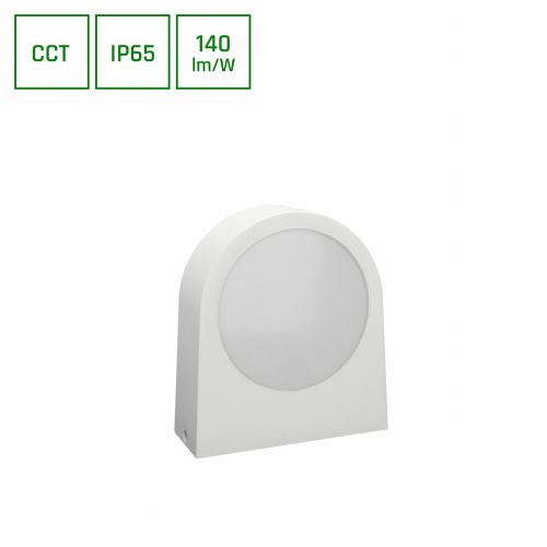 Oprawa elewacyjna kinkiet zewnętrzna VERSA 15W ciepła/neutralna/zimna 100ST IP65 70X180x196MM BIAŁY - SLI003050CCT_PW_img01 - m/22557377/sli003050cct-pw-img01.jpg