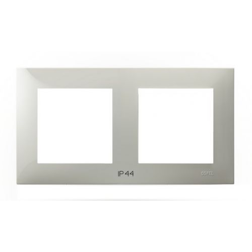 SZAFIR Ramka podwójna do łączników IP44 kolor kaszmirowy beż RH-2Z/83 OSPEL - rh-2z_83 - m/22583767/rh-2z-83.jpg