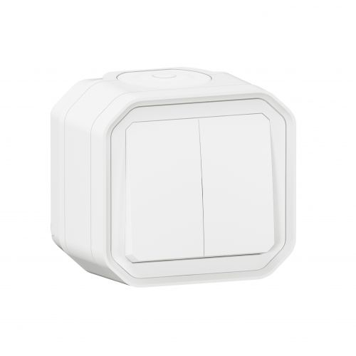 NOWE PLEXO - ŁĄCZ. PODWÓJNY/PRZY. PODWÓJNY KOMPLET NATYNK. 10AX-250 V BIAŁY LEGRAND - LG-069755L-WEB-R - m/22618605/lg-069755l-web-r.jpg
