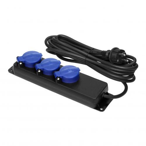 Przedłużacz warsztatowy bryzgoszczelny IP44, 3 gniazda 2P+Z schuko, przewód gumowy, H05RR-F 3x1,5mm2 - ORAE13295GS5M_5908254847752_2D_0001_large - m/22763387/orae13295gs5m-5908254847752-2d-0001-large.jpg