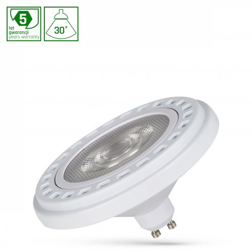 Żarówka LED AR111 GU10 230V 20W COB 30ST WW b. ciepła RA90 BIAŁY 5 lat gw. Spectrum LED - WOJ 16984_img01 - m/22809354/woj-16984-img01.jpg