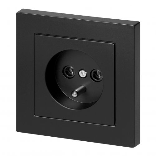 Gniazdo pojedyncze podtynkowe 2P+Z Malta, 16A, 250V, PT-16M, czarny mat - FMS105B_5904988915125_2D_0001_large - m/22981177/fms105b-5904988915125-2d-0001-large.jpg