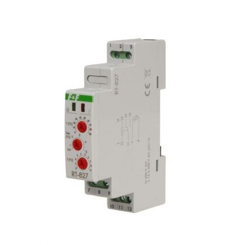 Regulator temperatury - zakres 0 do 99st.C I=16A 1moduł RT-827 F&F - 137604_S0 - m/23007265/137604-s0.jpeg