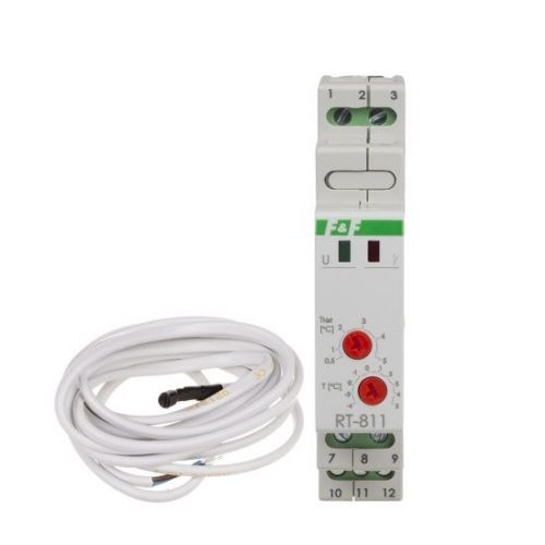 Regulator temperatury przeciw zamarzaniu zakres -4 do +5 st.C I=16A 1moduł RT-811 F&F - 137599_S0 - m/23007271/137599-s0.jpeg