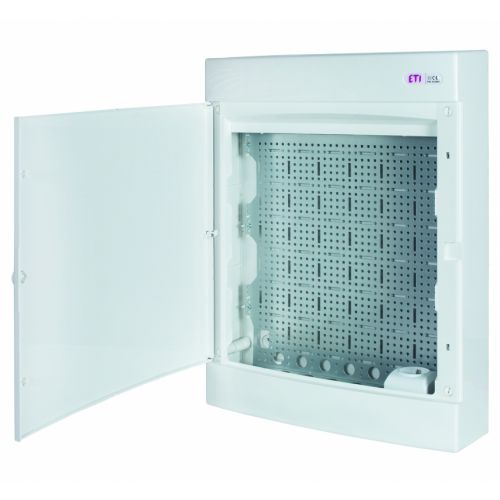Rozdzielnica natynkowa 3x18 IP40 wyposażona w płytę i gniazdko ECT 3X18PO MEDIA 001101314 ETI - 001101314_MIDDLE_photo - m/23223332/001101314-middle-photo.jpg