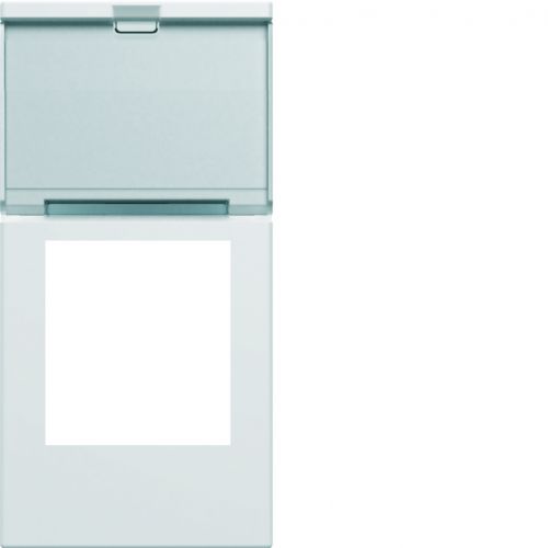 gallery Płytka czołowa pojedyncza do gniazda RJ45/VDI z polem opisowym 1M biały - WXD205B - m/23345584/wxd205b.jpg