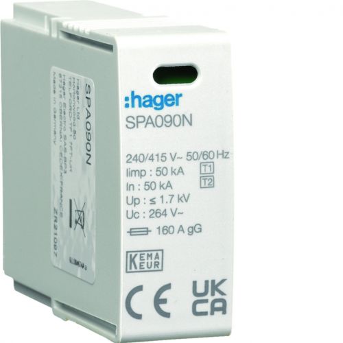 SPD Moduł T1+T2 MOV 1P N-PE do SP9x1 Iimp=12,5 kA In=12,5kA Up?1,2kV - SPA090N - m/23346174/spa090n.jpg