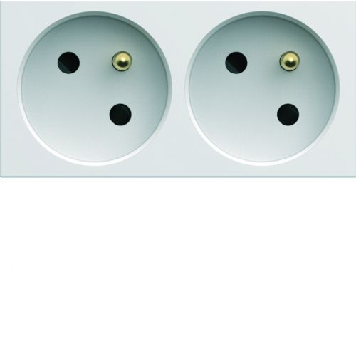 gallery Gniazdo z uziemieniem przelotowe podwójne 2x2P+E 16A 4M biały - WXF422B - m/23347202/wxf422b.jpg