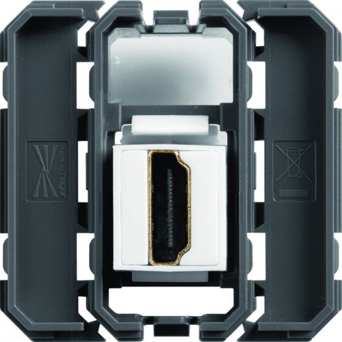 lumina/gallery gniazdo HDMI przelotowe mechanizm 2M/1M HAGER - WXF633 - m/23348683/wxf633.jpg