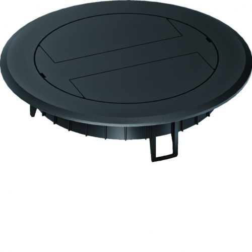 tehalit.VE-EE Pokrywa uchylna do p.instalacyjnej R02 tworzywo czarny - BSR02KK9005 - m/23350987/bsr02kk9005.jpg