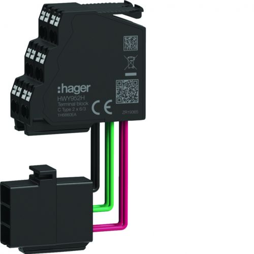 ACB HW Blok zacisków C TYPE 2*6/6 dostarczane luzem - HWY952HSA - m/23351256/hwy952hsa.jpg