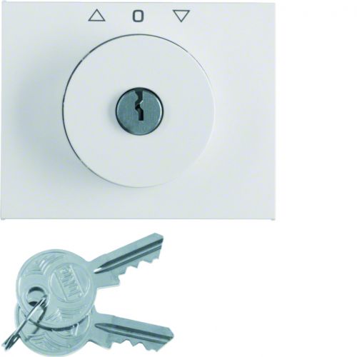 K.1 Płytka czołowa z kluczykiem do łącznika żaluzjowego obrotowego, biały - 1079720900 - m/23351933/1079720900.jpg