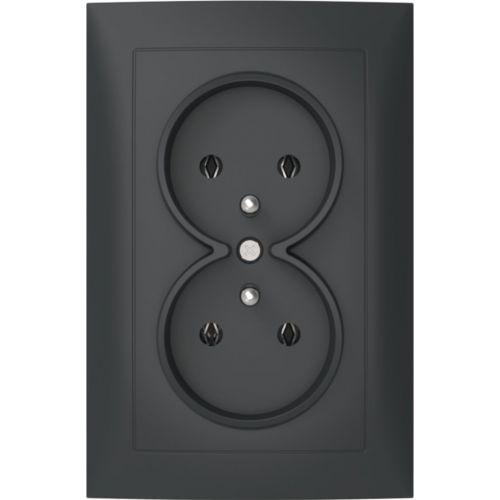 B.Kwadrat Gniazdo podwójne z uziemieniem kompletne, antracyt - 5361828986 - m/23370792/5361828986.jpg