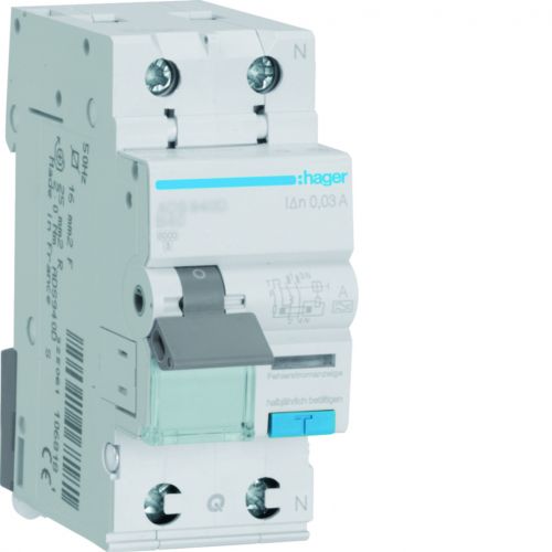 RCBO Wyłącznik różnicowoprądowy z członem nadprąd. 1P+N 6kA C 40A/30mA Typ A QC - ADS990D - m/23372456/ads990d.jpg