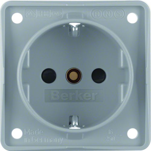 Integro Flow Gniazdo SCHUKO z podwyż. ochr. st., szary - 941952506 - m/23374960/941952506.jpg