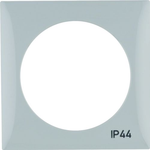 Integro Flow Ramka 1-krotna z nadrukiem  IP44  bez uszczelki, szary - 918272597 - m/23377123/918272597.jpg