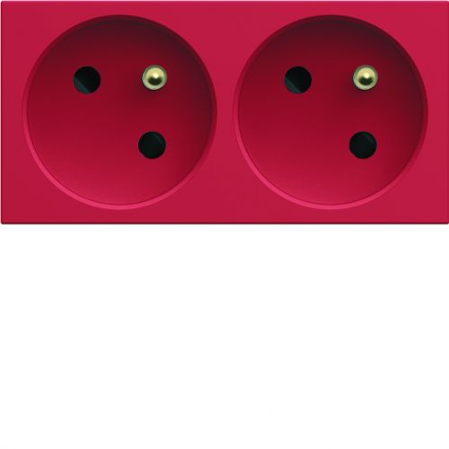 gallery Gniazdo z uziemieniem przelotowe podwójne 2x2P+E 16A 4M czerwony - WXF422R - m/23377439/wxf422r.jpg