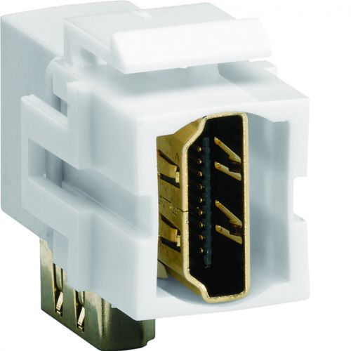 Moduł KEYSTONE gniazdo HDMI, przelotowe, wtyk kątowy 90°, biały - VZ20HA - m/23381126/vz20ha.jpg