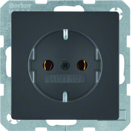 Q.x Gniazdo SCHUKO, zaciski śrubowe, antracyt aksamit - 41436086 - m/23388610/41436086.jpg