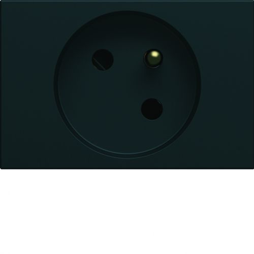 gallery Gniazdo z uziemieniem przelotowe pojedyncze 2P+E 16A 3M czarny HAGER - WXF421N - m/23391706/wxf421n.jpg