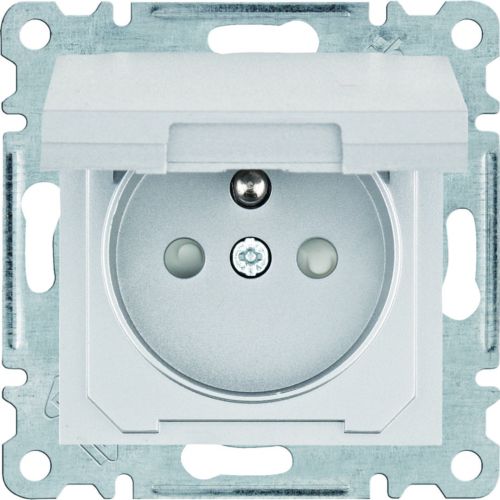 lumina Gniazdo zasilające z pokrywą i przesłoną styków, zaciski wtykowe, srebrny - produkt chwilowo - WL1542 - m/23392469/wl1542.jpg