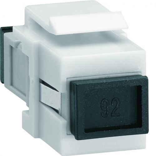 Moduł KEYSTONE gniazdo SC światłowod. żeński-żeński, SimPLEx, wielomod., biały - VZ10LSC - m/23400810/vz10lsc.jpg