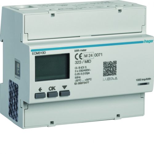 agardio.measure Licznik energii elektrycznej 3-fazowy, 125A 6M, M-bus, MID - ECM310D - m/23407893/ecm310d.jpg