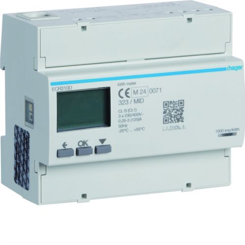agardio.measure Licznik energii elektrycznej 3-fazowy, 125A 6M, Modbus, MID - ECR310D - m/23408115/ecr310d.jpg
