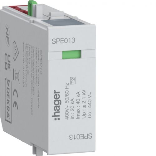 SPD Moduł T2 MOV 1P sieć IT In=20kA Imax=40kA Up?2,1kV - SPE013 - m/23417352/spe013.jpg