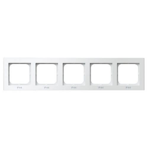 SONATA Ramka pięciokrotna do łączników IP44 kolor biały mat RH-5R/75 OSPEL - rh-5r_00 - m/23615932/rh-5r-00.jpg