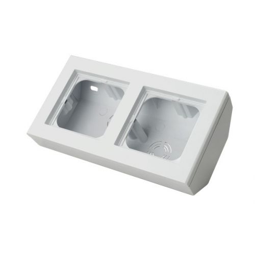 SONATA Puszka narożna do serii SONATA podwójna wyposażona w ramkę kolor biały mat PNP-2RN/75 OSPEL - pnp-2rn_00 - m/23615993/pnp-2rn-00.jpg