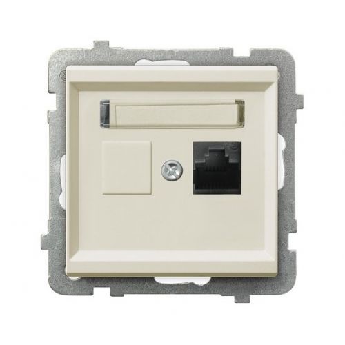 SONATA Gniazdo komputerowe pojedyncze kat. 6 MMC kolor ecru GPK-1R/K6/m/27 OSPEL - gpk-1r_k_m_27 - m/23616246/gpk-1r-k-m-27.jpg