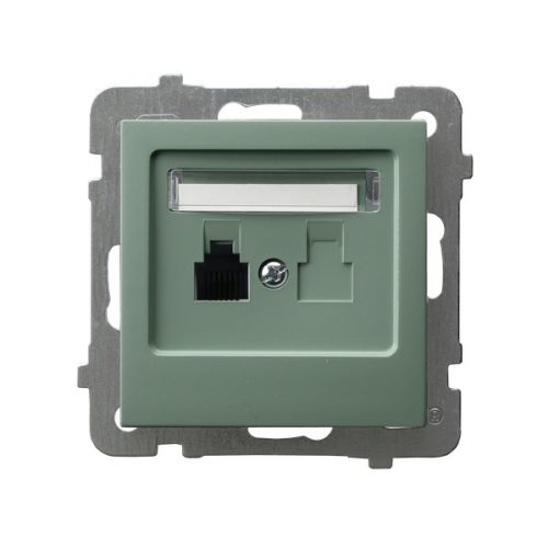 AS Gniazdo telefoniczne pojedyncze - kolor zielony mat - gpt-1g_m_84 - m/23616534/gpt-1g-m-84.jpg