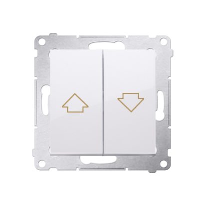 Simon 54 Przycisk roletowy 16A 250V zaciski śrubowe biały DZP1A.01/11 KONTAKT - img_2312 - m/23618106/img-2312.png