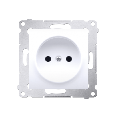 Simon 54 Gniazdo wtyczkowe bez uziemienia z przesłonami 16A 250V zaciski śrubowe biały DG1Z.01/11 KONTAKT - img_139 - m/23621670/img-139.png