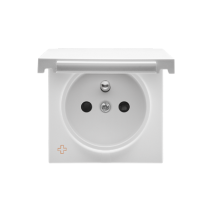 Simon 55 Pokrywa gniazda wtyczkowego pojedynczego z klapkąW kolorze pokrywy do: SGZ1CM SGZ1M Antybakteryjny Biały mat TGZ1BUZP/AB111 KONTAKT - img_7254 - m/23625161/img-7254.png