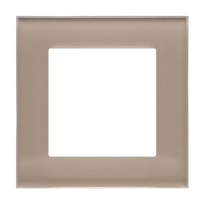 Simon 55 Ramka pojedyncza 1-krotna Nature Szkło mrożone beżowe TRN1/172 KONTAKT - img_8271 - m/23629489/img-8271.png