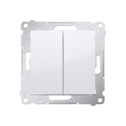 Simon 54 Łącznik schodowy podwójny bez piktogramu 10A 250V zaciski śrubowe biały DW6/2.01/X/11 KONTAKT - img_47 - m/23636786/img-47.png