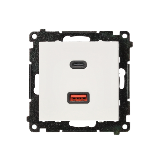 SIMON 55 Ładowarka typ USB C+A 30W 230V biały mat TEC2CAQ.01/111 KONTAKT - img_7204 - m/23641673/img-7204.png